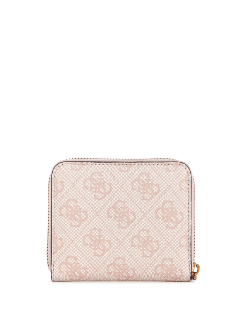 Guess Ginevra Logo Small Zip-Around Wallet - Blush Logo Guess Ginevra Logo Small Zip-Around Wallet - Blush Logo