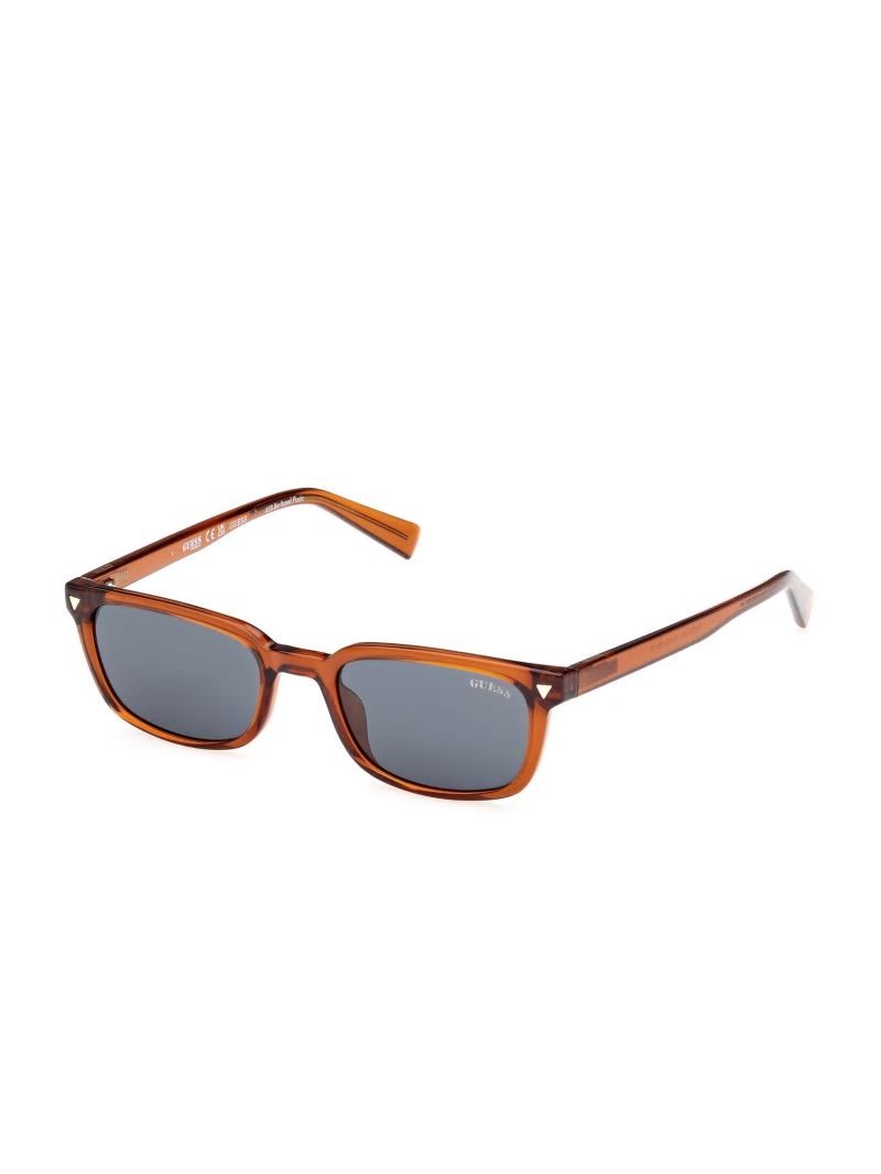 Guess GUESS Originals Rectangle Sunglasses - Brown Guess GUESS Originals Rectangle Sunglasses - Brown