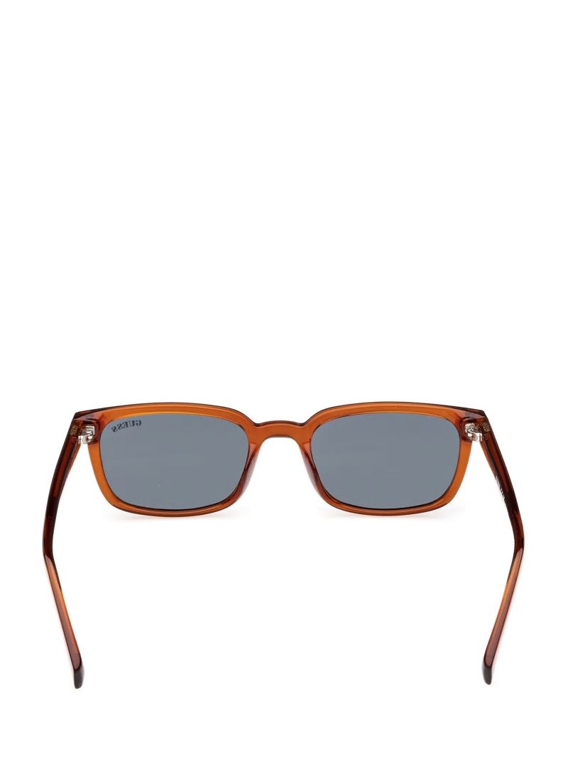Guess GUESS Originals Rectangle Sunglasses - Brown Guess GUESS Originals Rectangle Sunglasses - Brown