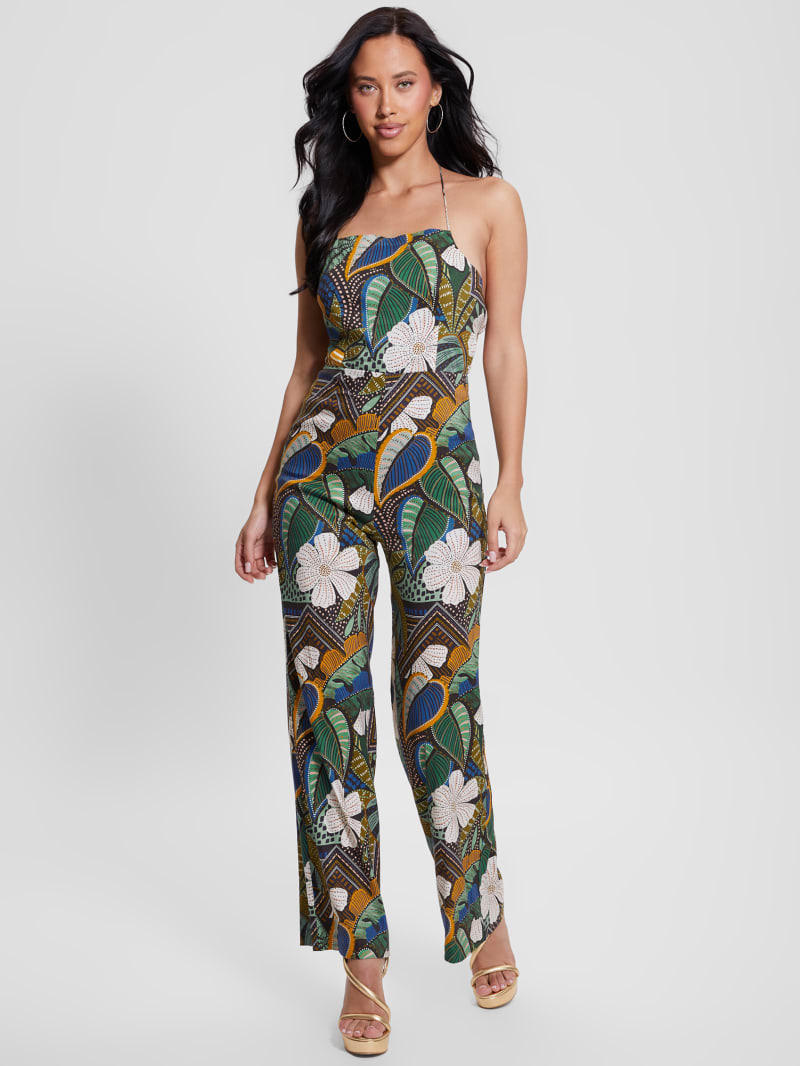 Guess Eco Lori Open-Back Jumpsuit - Tropical Traveler Guess Eco Lori Open-Back Jumpsuit - Tropical Traveler