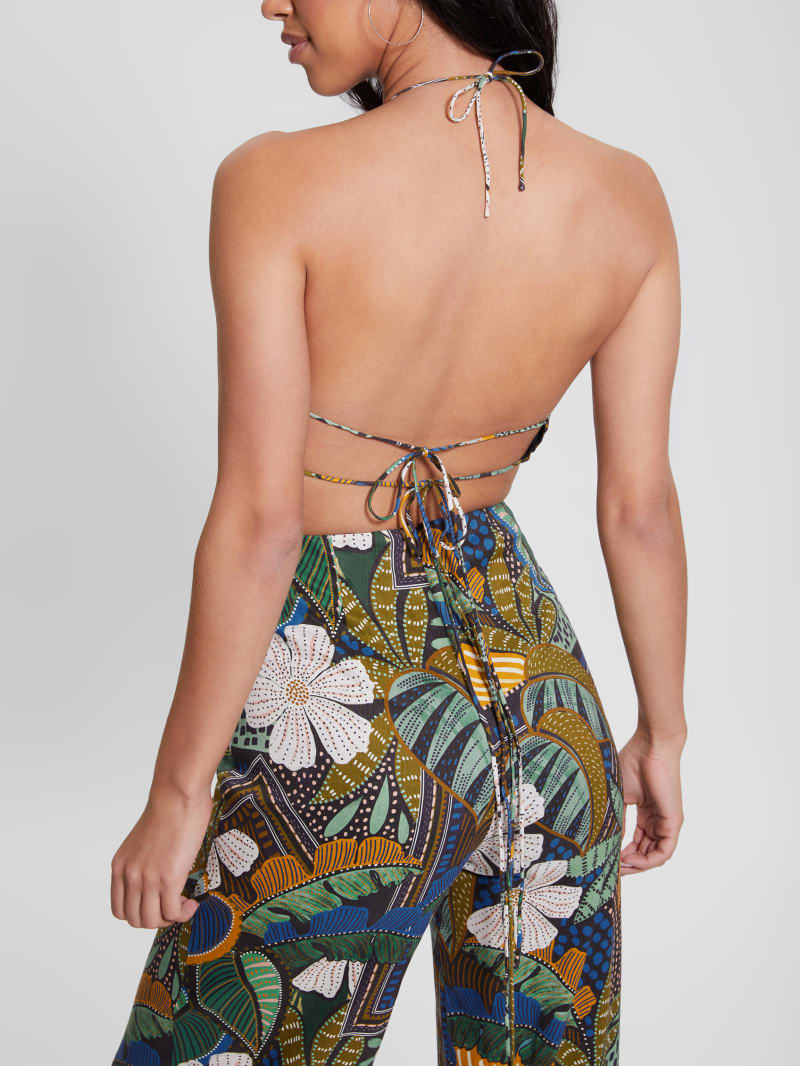 Guess Eco Lori Open-Back Jumpsuit - Tropical Traveler Guess Eco Lori Open-Back Jumpsuit - Tropical Traveler