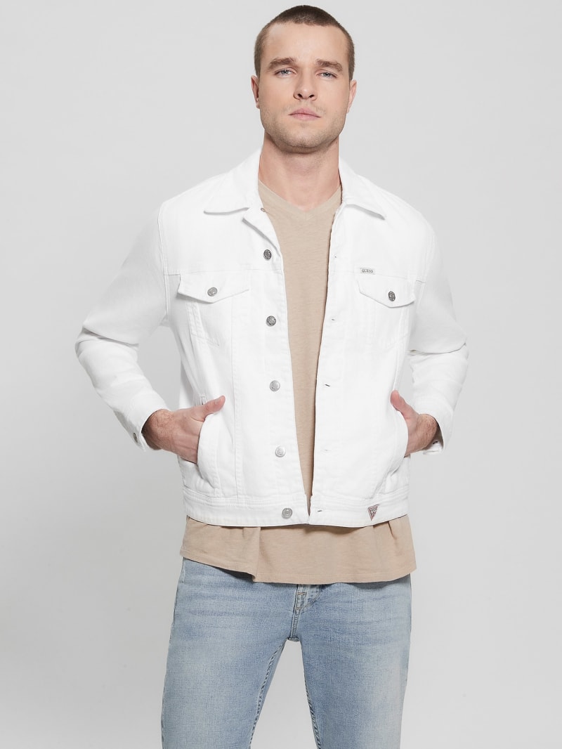 Guess Eco Dillon Jacket - Optic White Guess Eco Dillon Jacket - Optic White