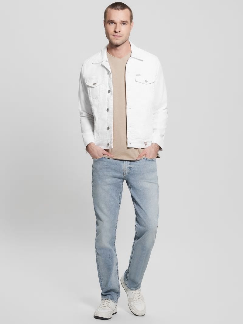 Guess Eco Dillon Jacket - Optic White Guess Eco Dillon Jacket - Optic White