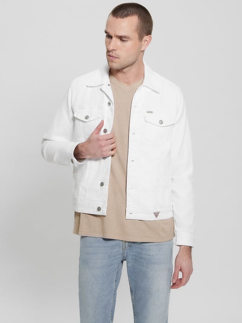 Guess Eco Dillon Jacket - Optic White Guess Eco Dillon Jacket - Optic White