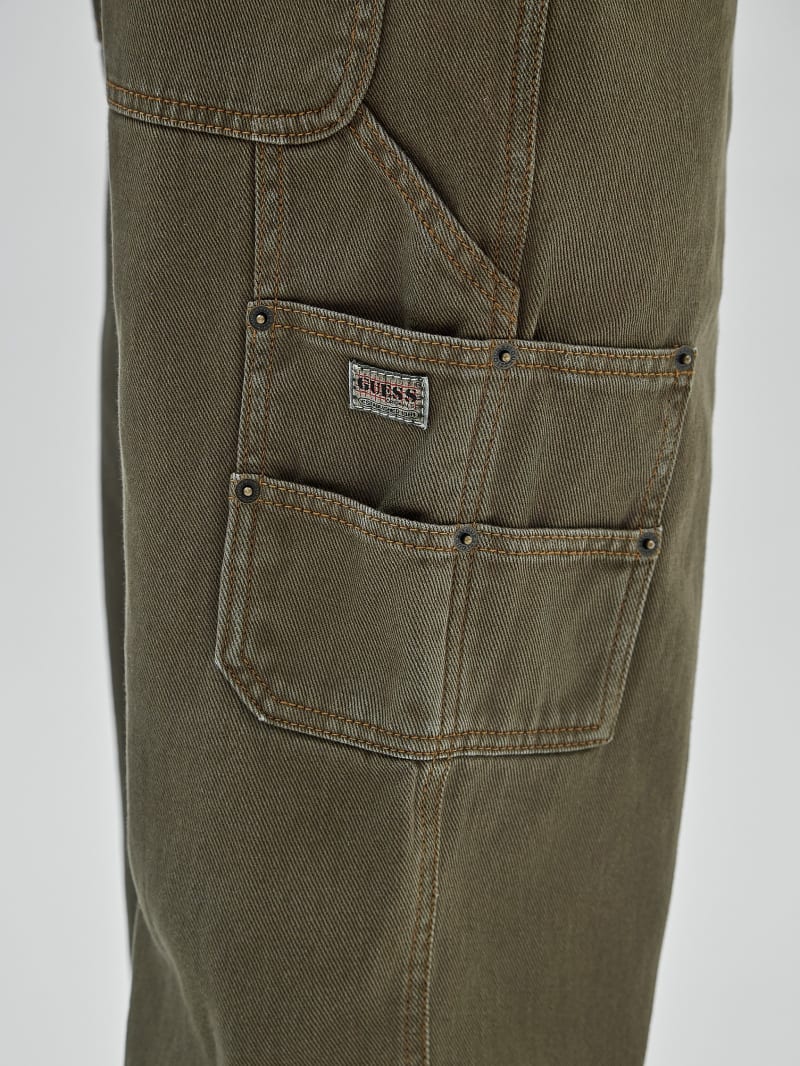Guess GUESS Originals Overdyed Carpenter Jeans - Originals Vintage Green Guess GUESS Originals Overdyed Carpenter Jeans - Originals Vintage Green