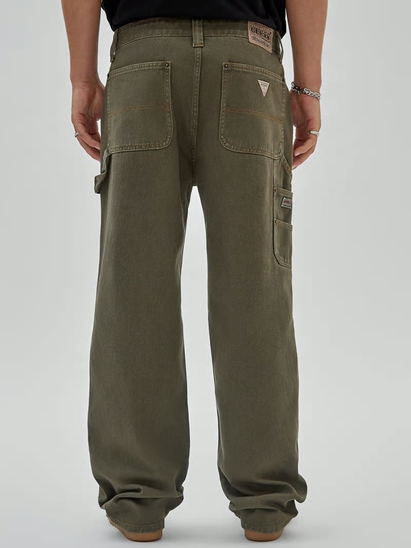 Guess GUESS Originals Overdyed Carpenter Jeans - Originals Vintage Green Guess GUESS Originals Overdyed Carpenter Jeans - Originals Vintage Green