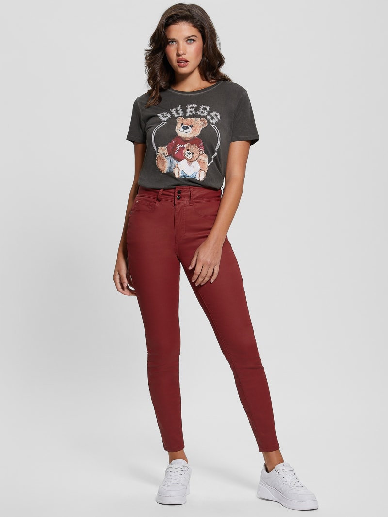 Guess Varsity Bear Tee - Jet Black Multi Guess Varsity Bear Tee - Jet Black Multi