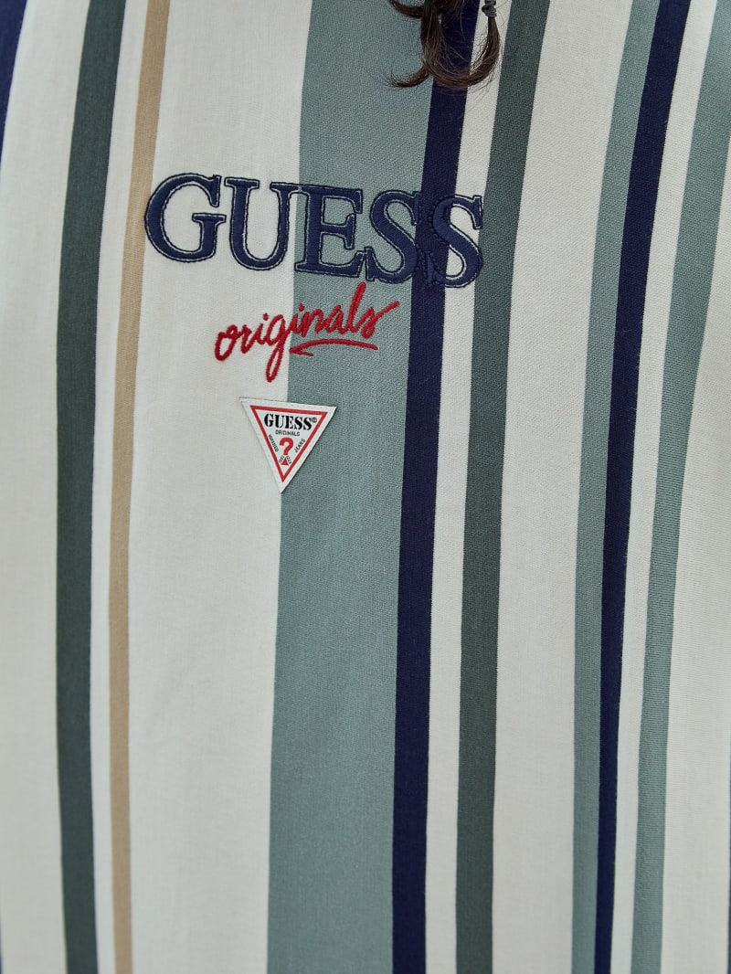 Guess GUESS Originals Striped Tee - Sandy Shore Multi Guess GUESS Originals Striped Tee - Sandy Shore Multi
