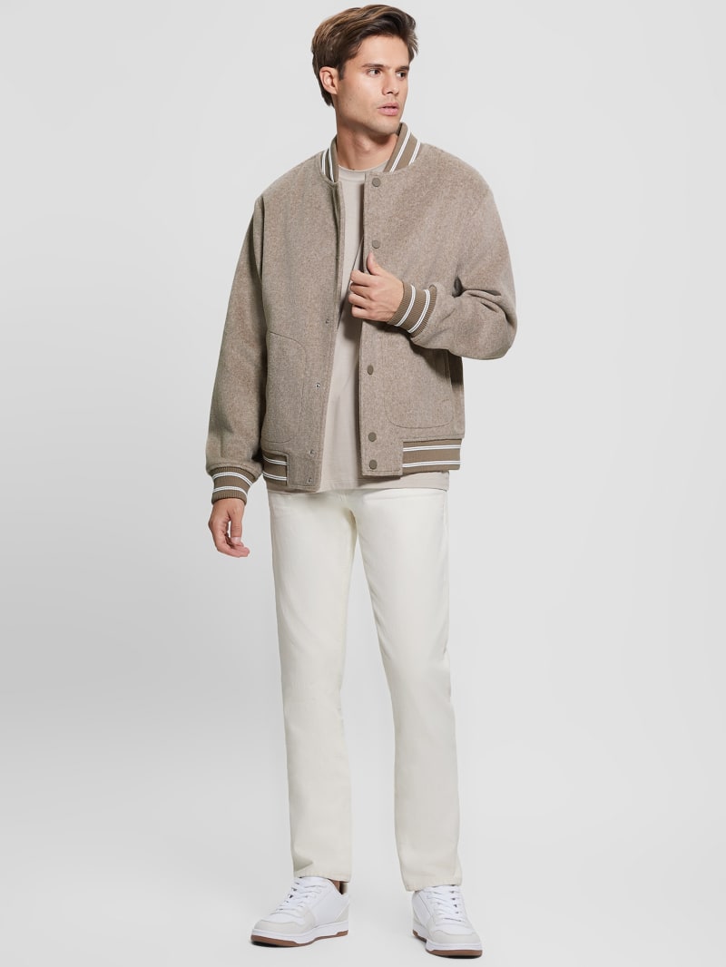 Guess Eco Flight Jacket - Silk Taupe Multi Guess Eco Flight Jacket - Silk Taupe Multi