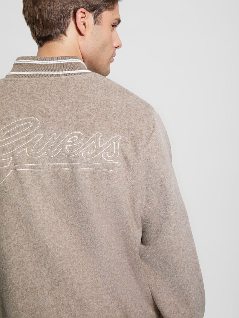 Guess Eco Flight Jacket - Silk Taupe Multi Guess Eco Flight Jacket - Silk Taupe Multi