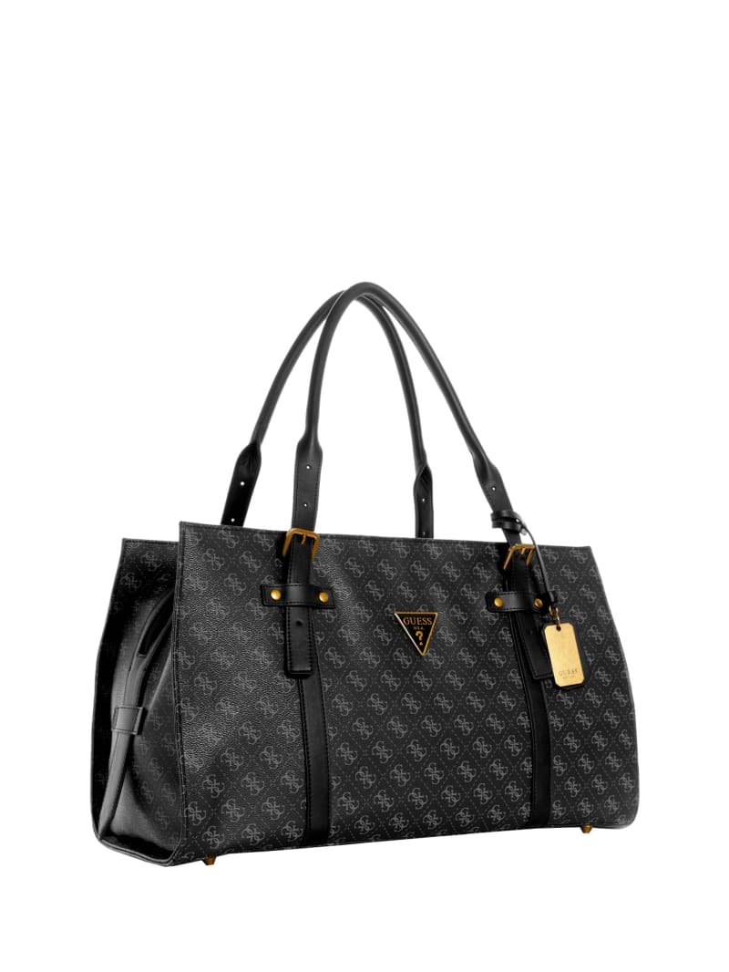 Guess Jesco Weekender Duffle Bag - Coal Multi