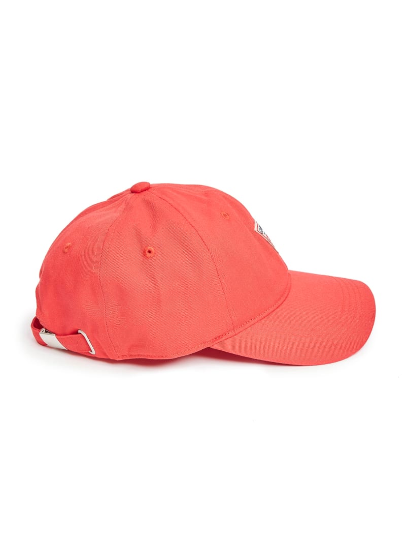 Guess Logo Baseball Hat - Red Guess Logo Baseball Hat - Red