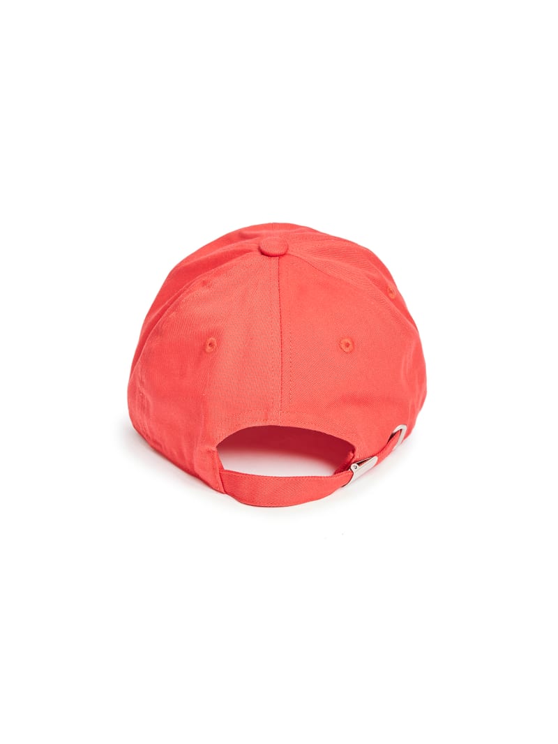 Guess Logo Baseball Hat - Red Guess Logo Baseball Hat - Red