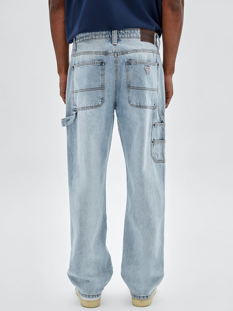Guess GUESS Originals Kit Carpenter Jeans - Go Crest Lt Wash Guess GUESS Originals Kit Carpenter Jeans - Go Crest Lt Wash