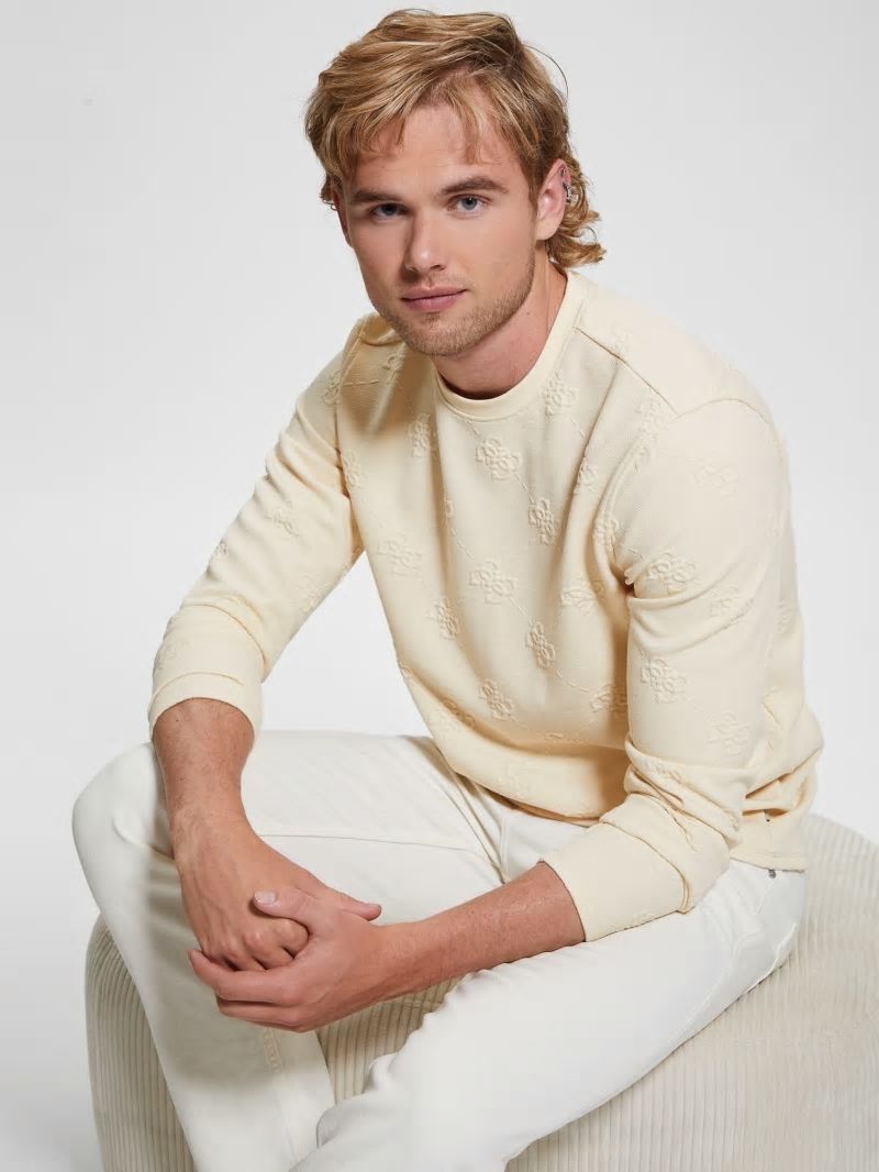 Guess Quattro Logo Sweater - Angora Wool Guess Quattro Logo Sweater - Angora Wool