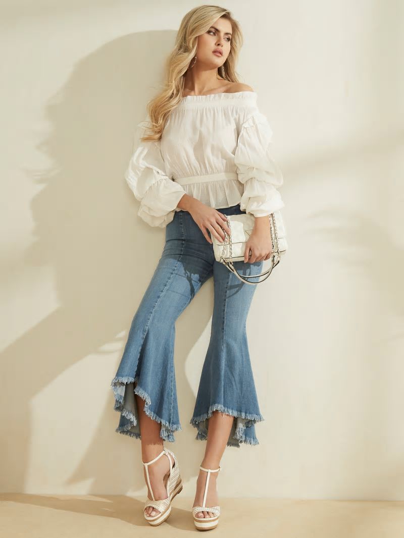 Guess Sofia 1981 High-Rise Flared Jeans - Sofia Wash Guess Sofia 1981 High-Rise Flared Jeans - Sofia Wash
