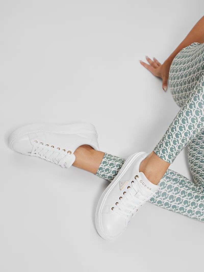 Guess Denesa Low-Top Sneakers - White Guess Denesa Low-Top Sneakers - White