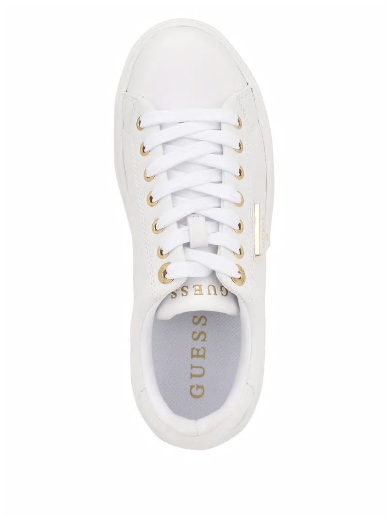 Guess Denesa Low-Top Sneakers - White Guess Denesa Low-Top Sneakers - White