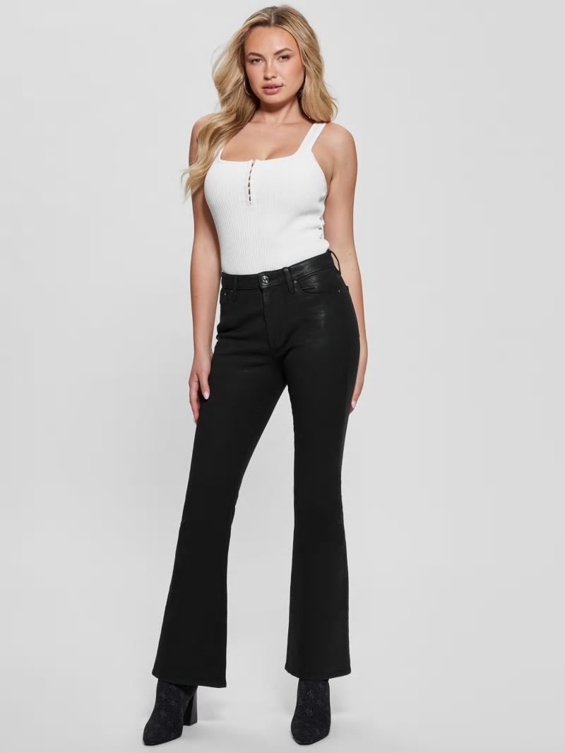 Guess Sexy Flare Jeans - Jet Black Multi Guess Sexy Flare Jeans - Jet Black Multi