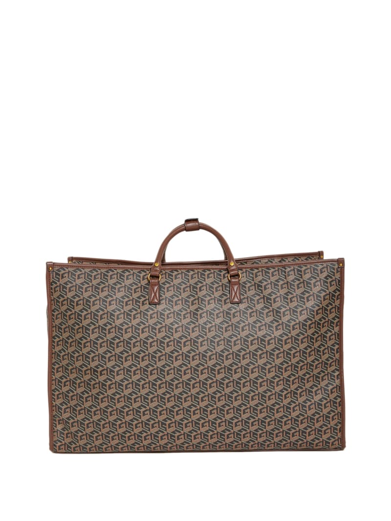 Guess Ederlo Duffle Bag - Black Floral Print Guess Ederlo Duffle Bag - Black Floral Print