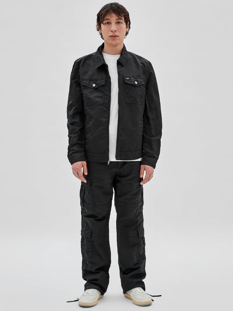 Guess GUESS Originals Nylon Cargo Pants - Jet Black Multi Guess GUESS Originals Nylon Cargo Pants - Jet Black Multi