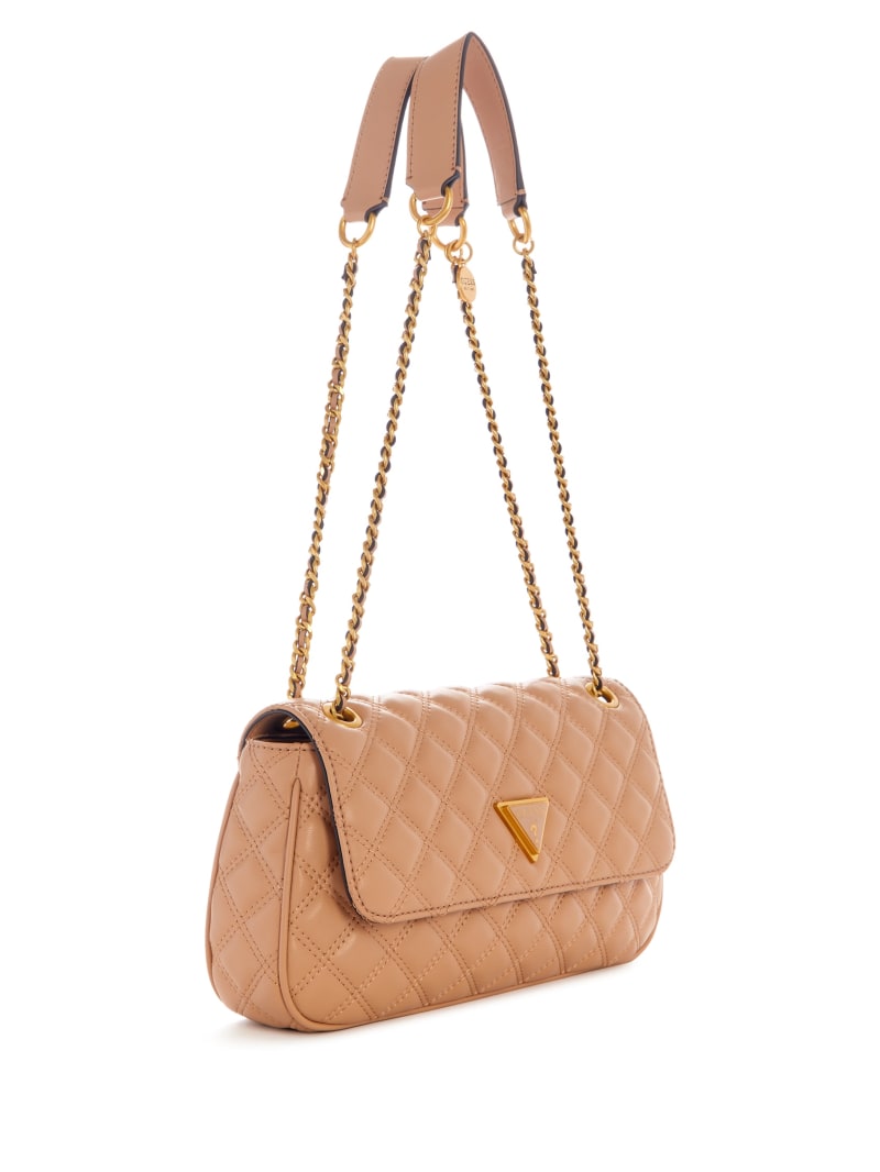 Guess Giully Quilted Convertible Crossbody - Beige Overflow Guess Giully Quilted Convertible Crossbody - Beige Overflow
