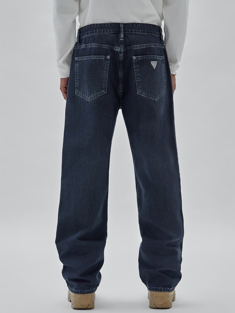 Guess GUESS Originals Relaxed Canvas Pants - Jet Black Multi Guess GUESS Originals Relaxed Canvas Pants - Jet Black Multi