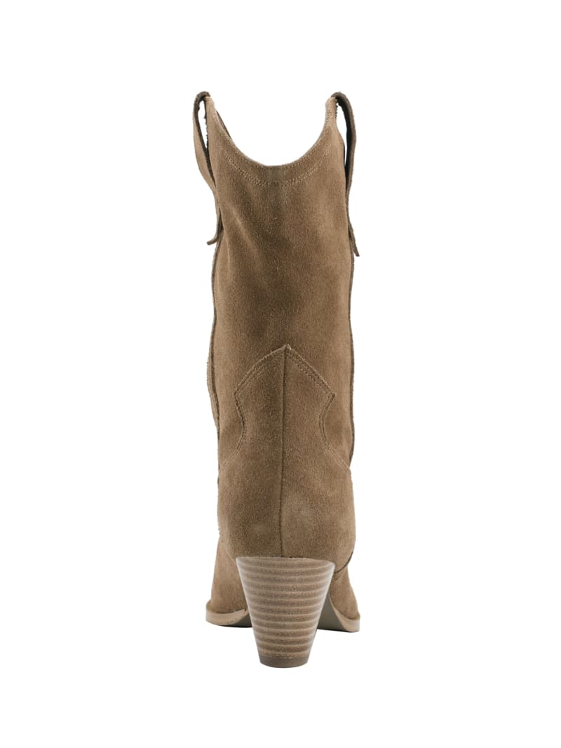 Guess Odilia Cowboy Boots - Medium Brown Guess Odilia Cowboy Boots - Medium Brown