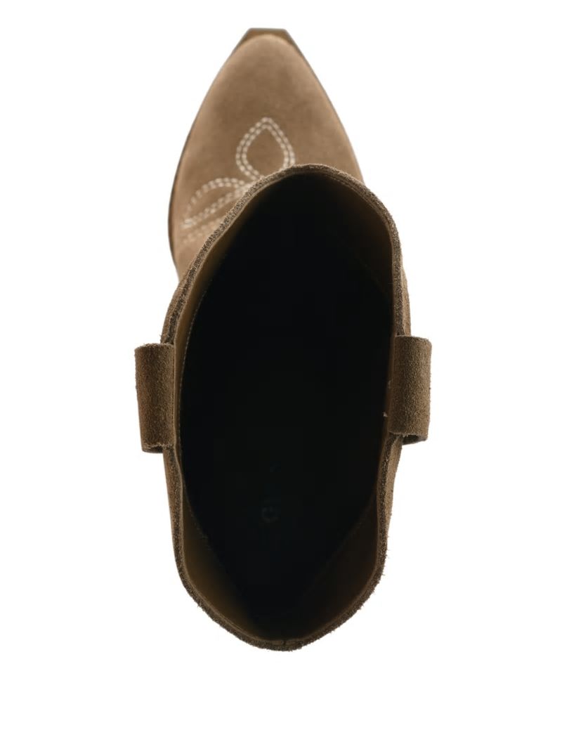 Guess Odilia Cowboy Boots - Medium Brown Guess Odilia Cowboy Boots - Medium Brown
