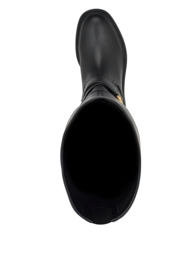 Guess Jellio Buckle Knee-High Boots - Black 001 Guess Jellio Buckle Knee-High Boots - Black 001