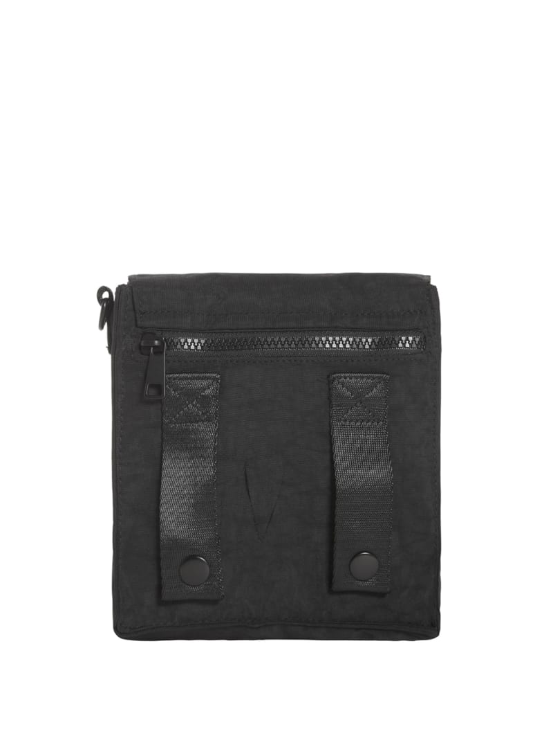 Guess GUESS Originals Nylon Utility Side Bag - Washed Out Black Multi Guess GUESS Originals Nylon Utility Side Bag - Washed Out Black Multi