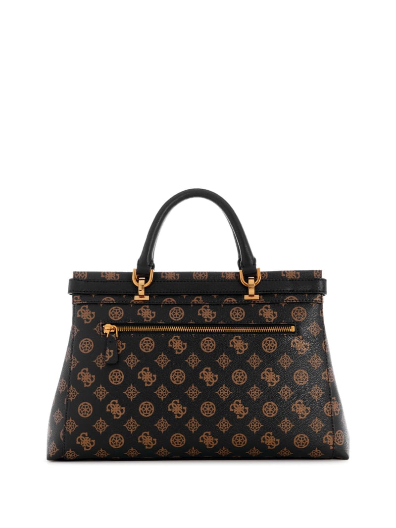Guess Sestri Peony Luxury Satchel - Brown Guess Sestri Peony Luxury Satchel - Brown