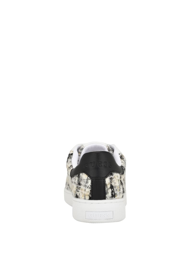 Guess Renzy Tweed Low-Top Sneakers - Black Guess Renzy Tweed Low-Top Sneakers - Black