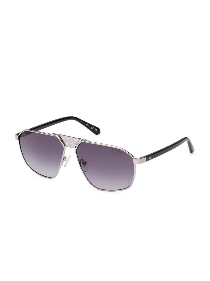 Guess Aviator G Cube Sunglasses - Silver Guess Aviator G Cube Sunglasses - Silver