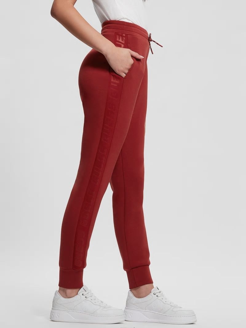 Guess Eco Allie Scuba Active Pants - Red Noir Guess Eco Allie Scuba Active Pants - Red Noir