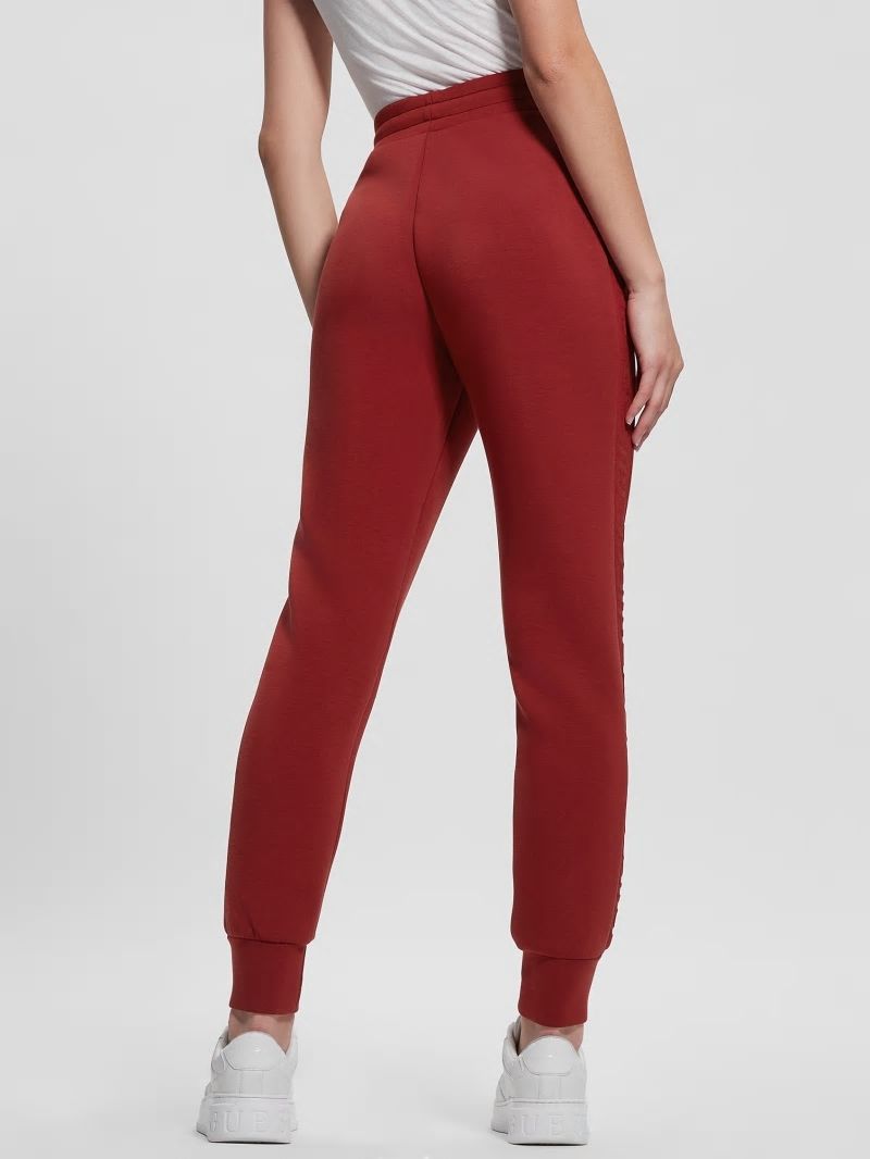 Guess Eco Allie Scuba Active Pants - Red Noir Guess Eco Allie Scuba Active Pants - Red Noir