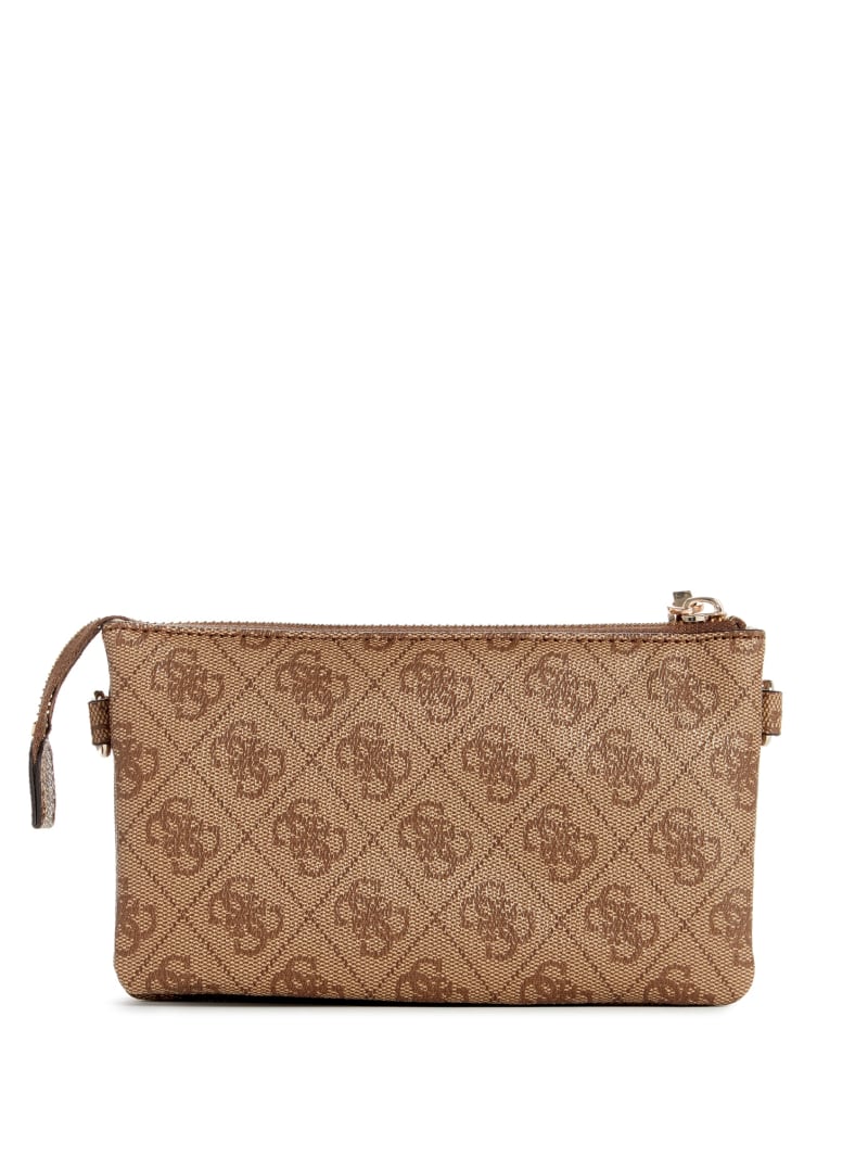 Guess Latona Quattro G Mini Crossbody - Latte Logo Guess Latona Quattro G Mini Crossbody - Latte Logo