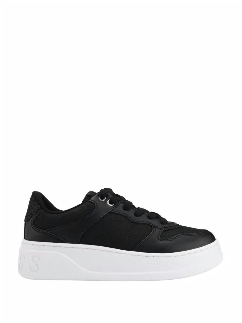 Guess Cleva Logo Low-Top Sneakers - Black 002 Guess Cleva Logo Low-Top Sneakers - Black 002