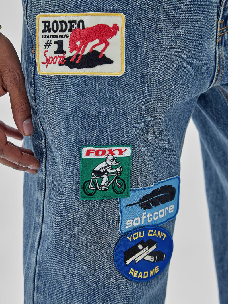 Guess GUESS Originals x Market Relaxed Pants - Go Market Medium Wash Guess GUESS Originals x Market Relaxed Pants - Go Market Medium Wash