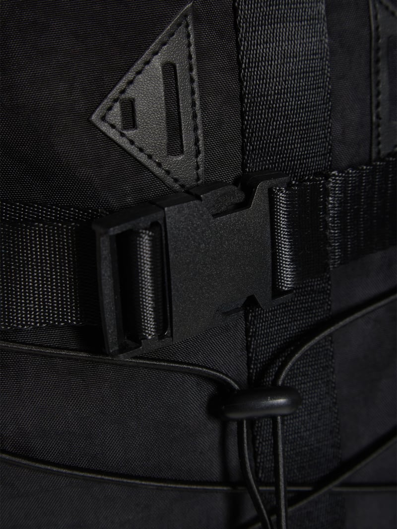 Guess GUESS Originals Nylon Sports Backpack - Washed Out Black Multi Guess GUESS Originals Nylon Sports Backpack - Washed Out Black Multi
