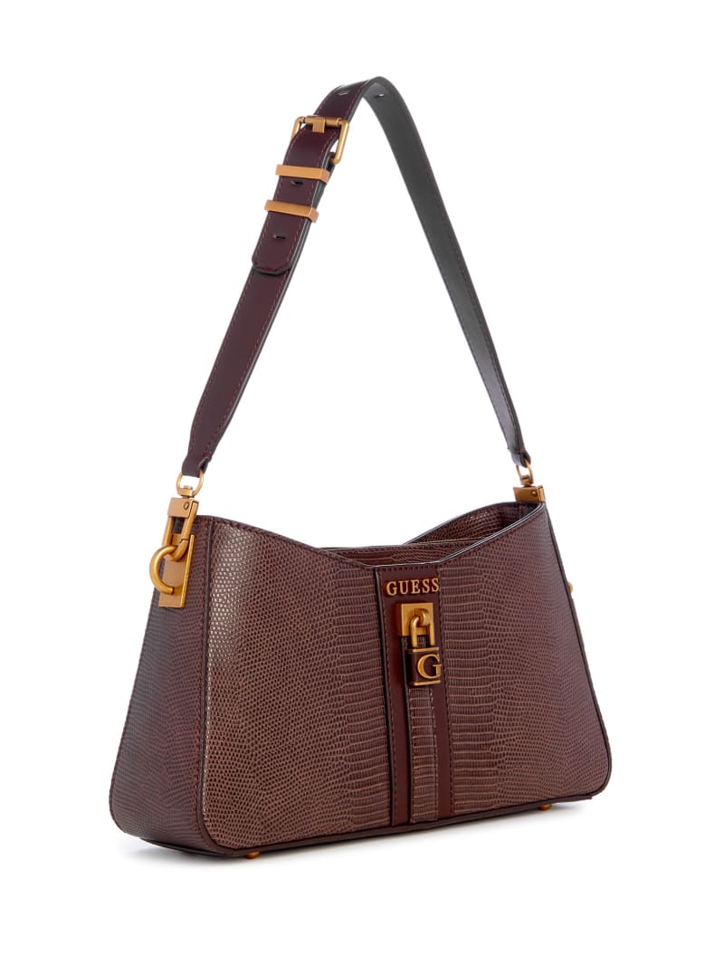 Guess Ginevra Elite Shoulder Bag - Brown Guess Ginevra Elite Shoulder Bag - Brown