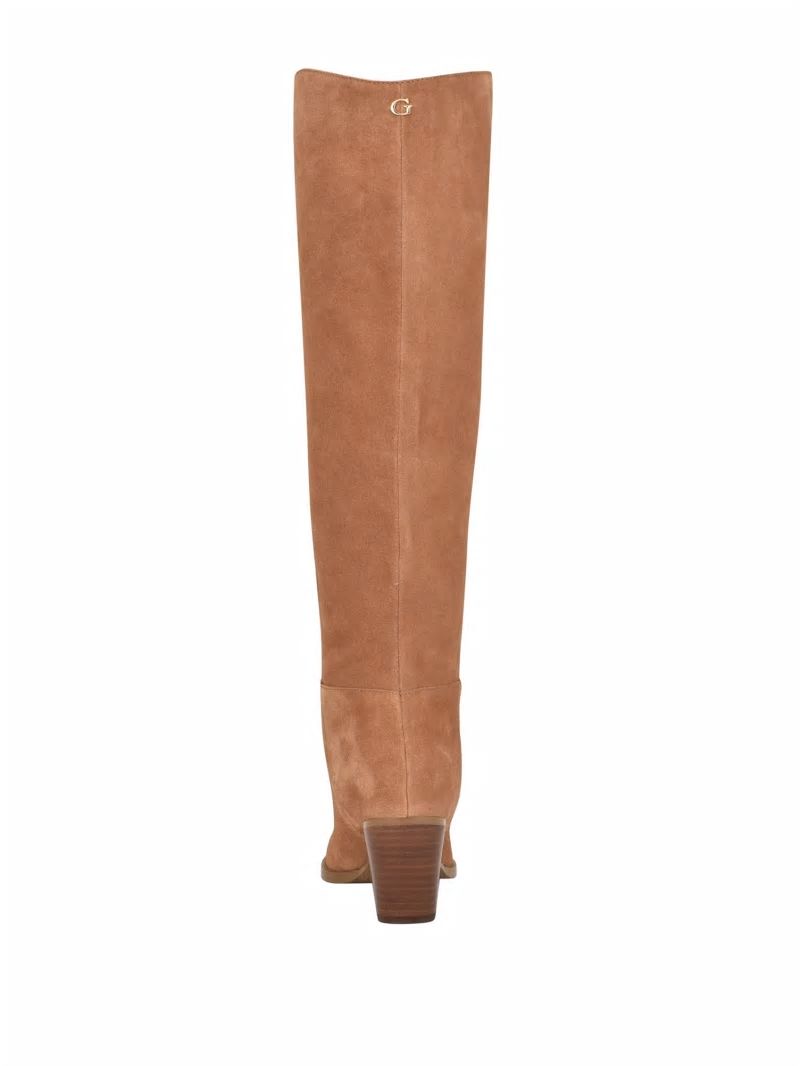 Guess Dolita Suede Knee-High Boots - Light Brown Guess Dolita Suede Knee-High Boots - Light Brown