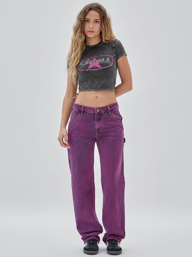 Guess GUESS Originals Kit Carpenter Jeans - Go Acid Fuchsia Guess GUESS Originals Kit Carpenter Jeans - Go Acid Fuchsia