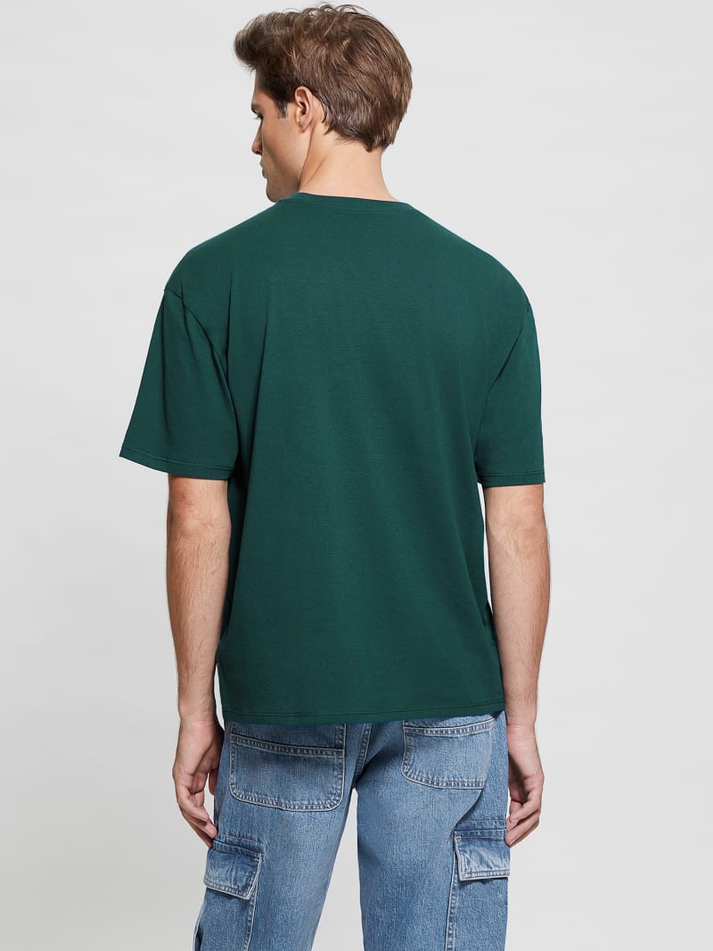 Guess Logo Bear Tee - Dark Jade Multi Guess Logo Bear Tee - Dark Jade Multi