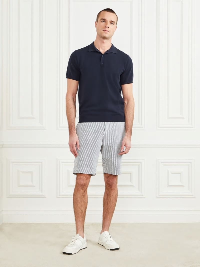 Guess Formal Performance Polo - Bleu éLéGant Guess Formal Performance Polo - Bleu éLéGant