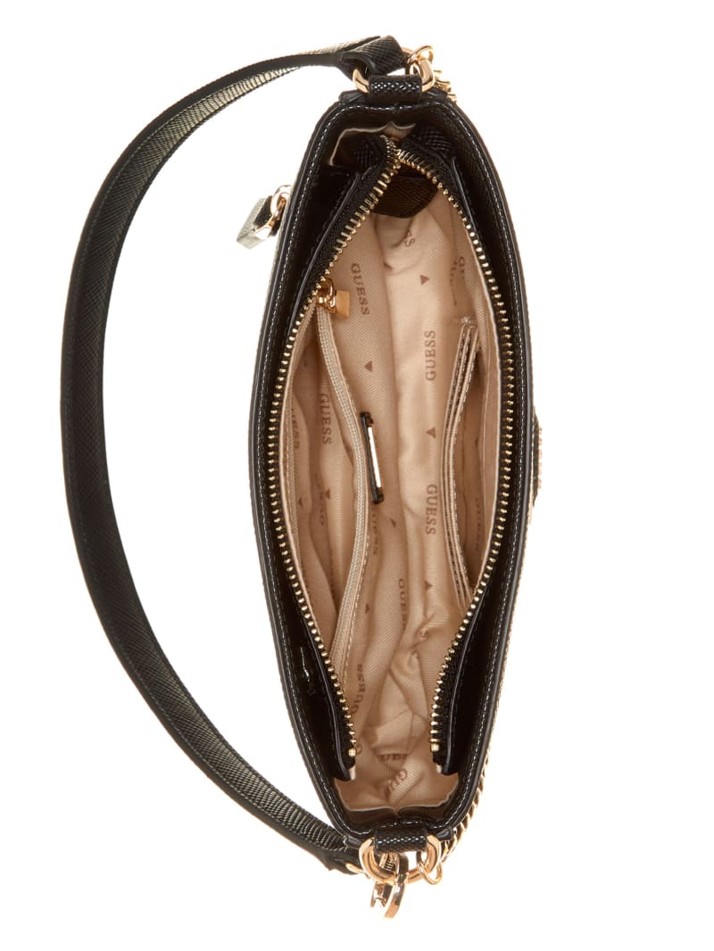 Guess Brynlee Mini Top-Zip Shoulder Bag - Black Guess Brynlee Mini Top-Zip Shoulder Bag - Black
