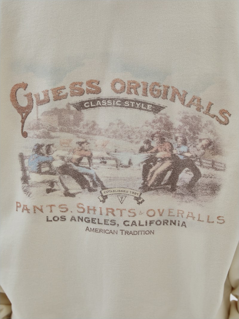 Guess GUESS Originals Warranted Fleece Sweater - Sandy Shore Guess GUESS Originals Warranted Fleece Sweater - Sandy Shore