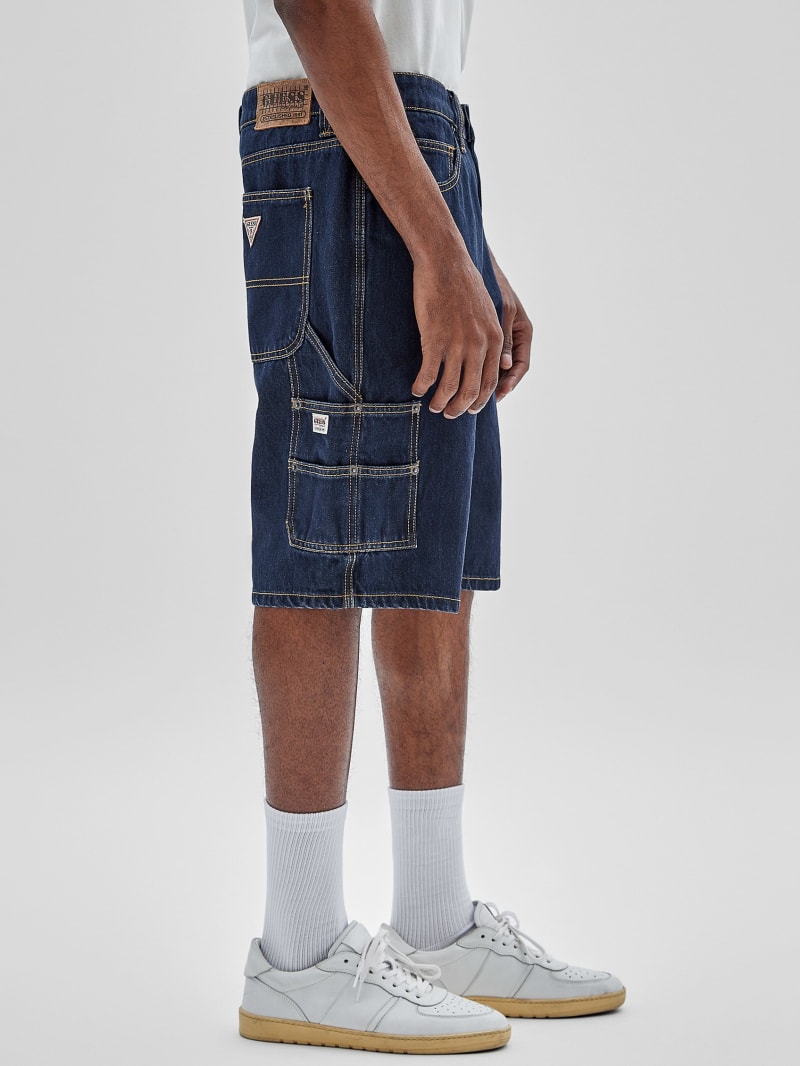 Guess GUESS Originals Denim Kit Carpenter Shorts - Go Vintage Dark Wash Guess GUESS Originals Denim Kit Carpenter Shorts - Go Vintage Dark Wash