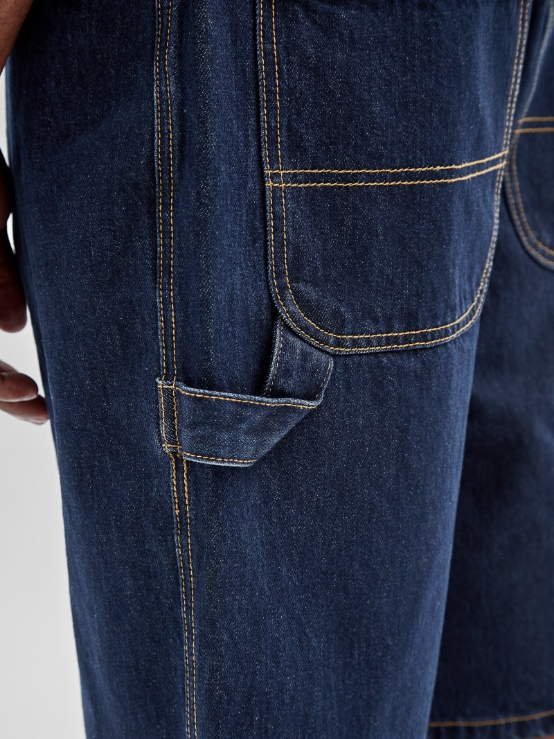 Guess GUESS Originals Denim Kit Carpenter Shorts - Go Vintage Dark Wash Guess GUESS Originals Denim Kit Carpenter Shorts - Go Vintage Dark Wash