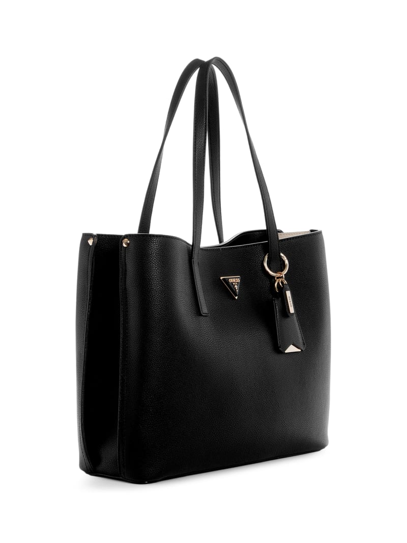 Guess Meridian Girlfriend Tote - Black Floral Print Guess Meridian Girlfriend Tote - Black Floral Print